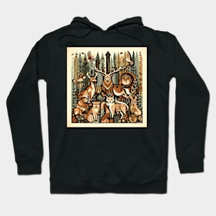 Great Family of the Forest Hoodie